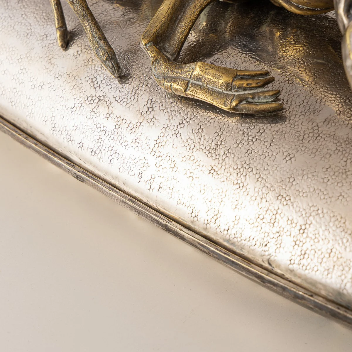 PUSHKINS.COM - D11975 - 20thC ITALIAN SILVER PLATED SERVING DISH BY FRANCO LAPINI, FLORENCE c.1970 - 26.jpg