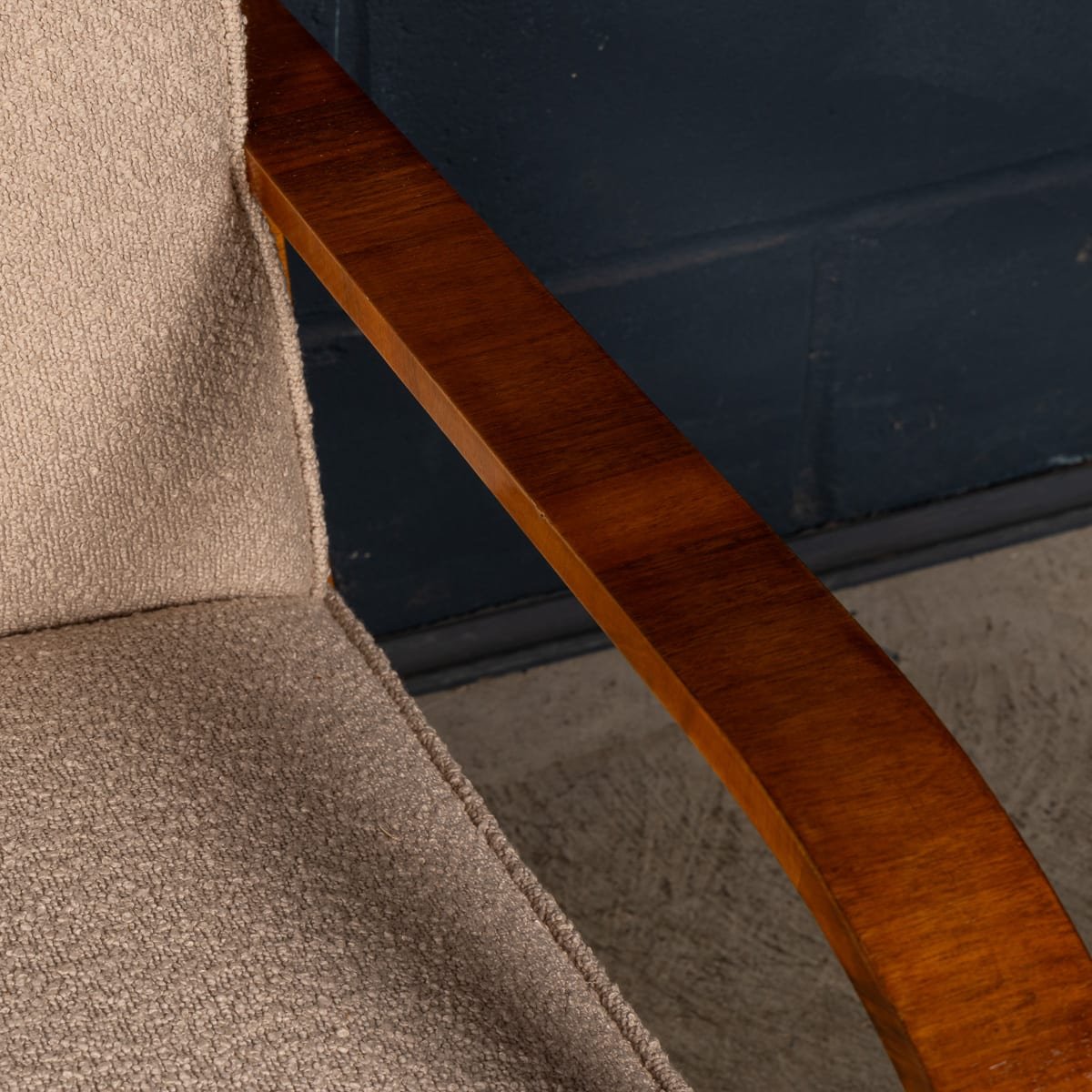 PUSHKINS.COM - B11845 - VINTAGE 20thC AUSTRIAN PAIR OF ART DECO LOUNGE CHAIRS IN WALNUT & FABRIC c.1930 - 17.jpg