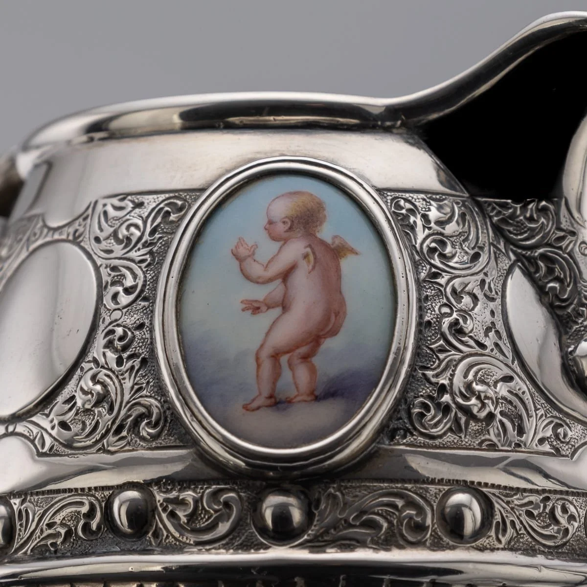 PUSHKINS.COM - J11737 - ANTIQUE 19thC VICTORIAN SOLID SILVER THREE PIECE TEA SET, CHARLES EDWARDS c.1885 - 35.jpg