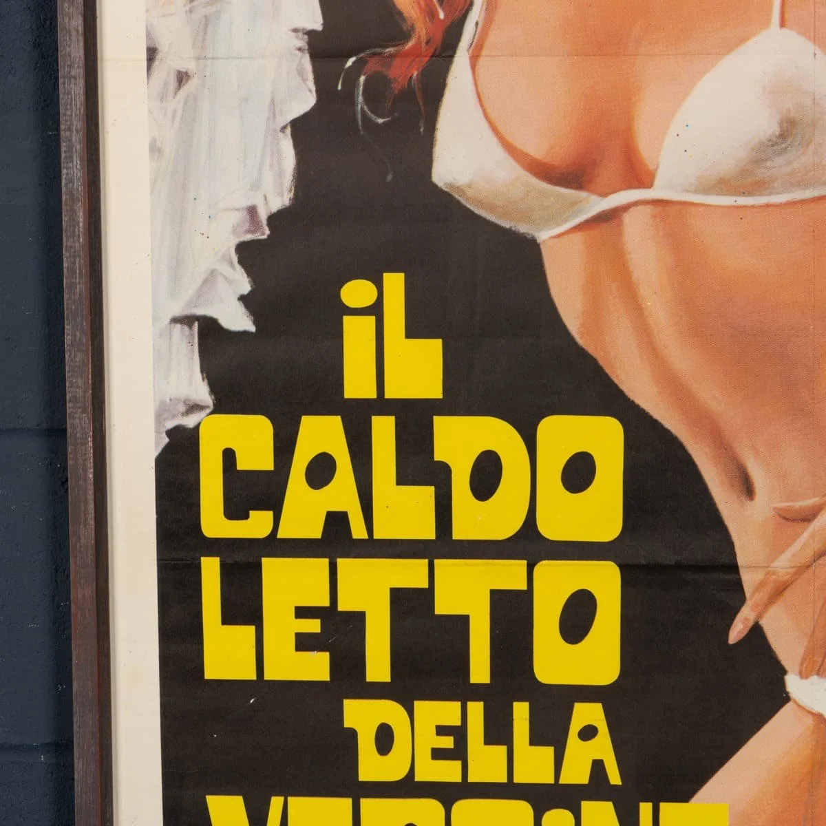 PUSHKINS.COM - B12328 - VINTAGE 20thC ITALIAN FILM POSTER FOR "IL CALDO LETTO DELLA VERGINE" c.1974 - 10.jpg