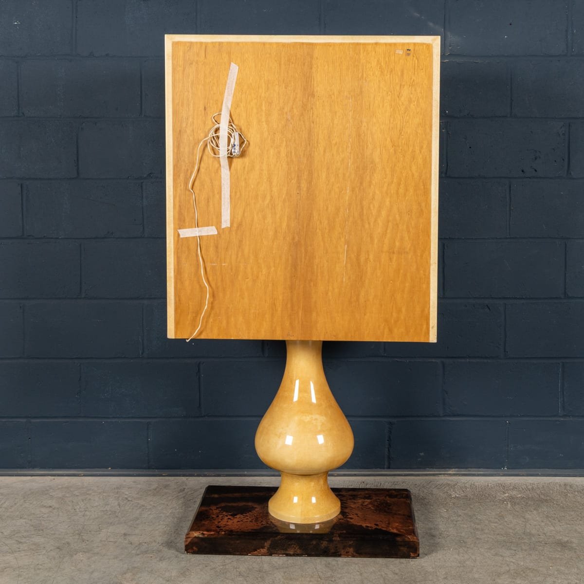 PUSHKINS.COM - B12271 - VINTAGE 20thC ITALIAN GOATSKIN BAR CABINET ON PEDESTAL BASE BY ALDO TURA c.1960 - 09.jpg