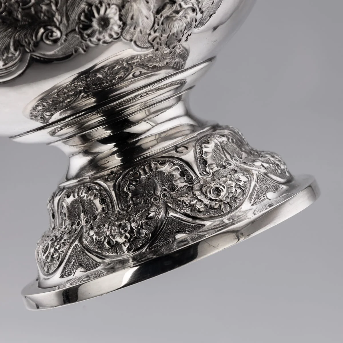 PUSHKINS.COM - ANTIQUE 19thC VICTORIAN SOLID SILVER ARMADA JUG, LONDON c.1891 - 29.jpg