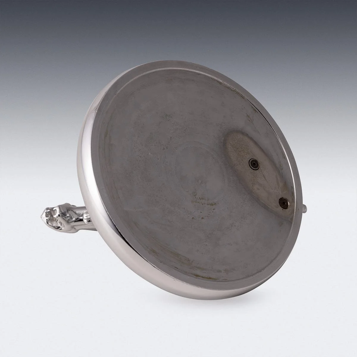 PUSHKINS.COM - D11819 - VINTAGE 20thC CHROME PLATED JAGUAR DEALERSHIP ASHTRAY c.1960 - 10.jpg