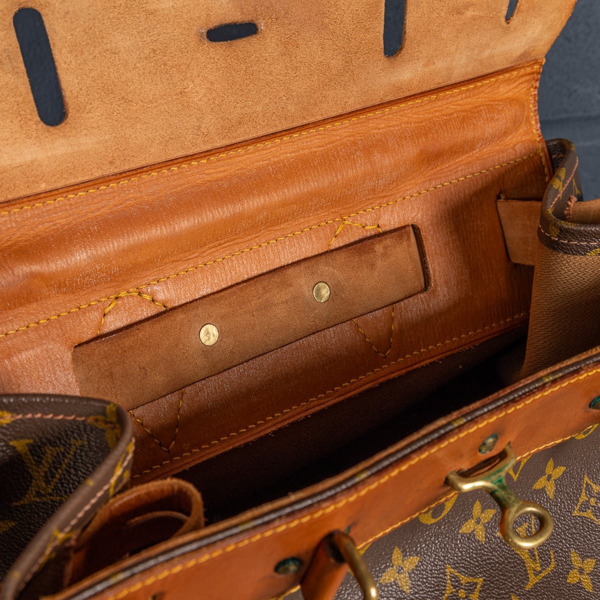 PUSHKIN'S - 20thC LOUIS VUITTON STEAMER 35 BAG IN MONOGRAM CANVAS, MADE IN FRANCE - 17.jpg