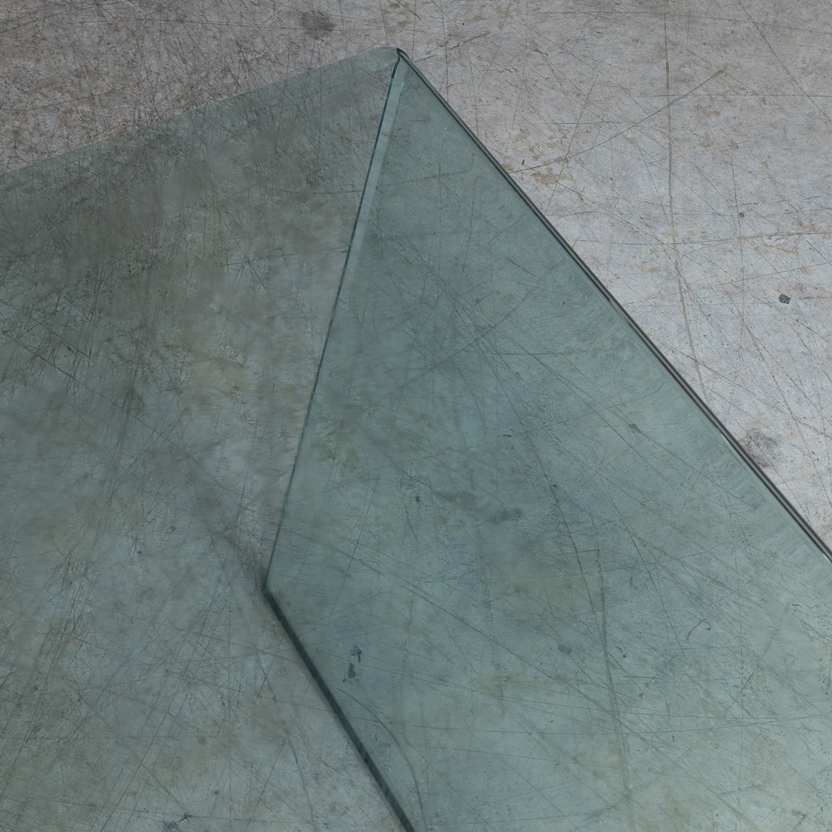 PUSHKINS.COM - B11292 - VINTAGE 20thC ITALIAN %22RUBINO%22 BENT GLASS COFFEE TABLE BY SO.VE.T. c.1990 - 12.jpg