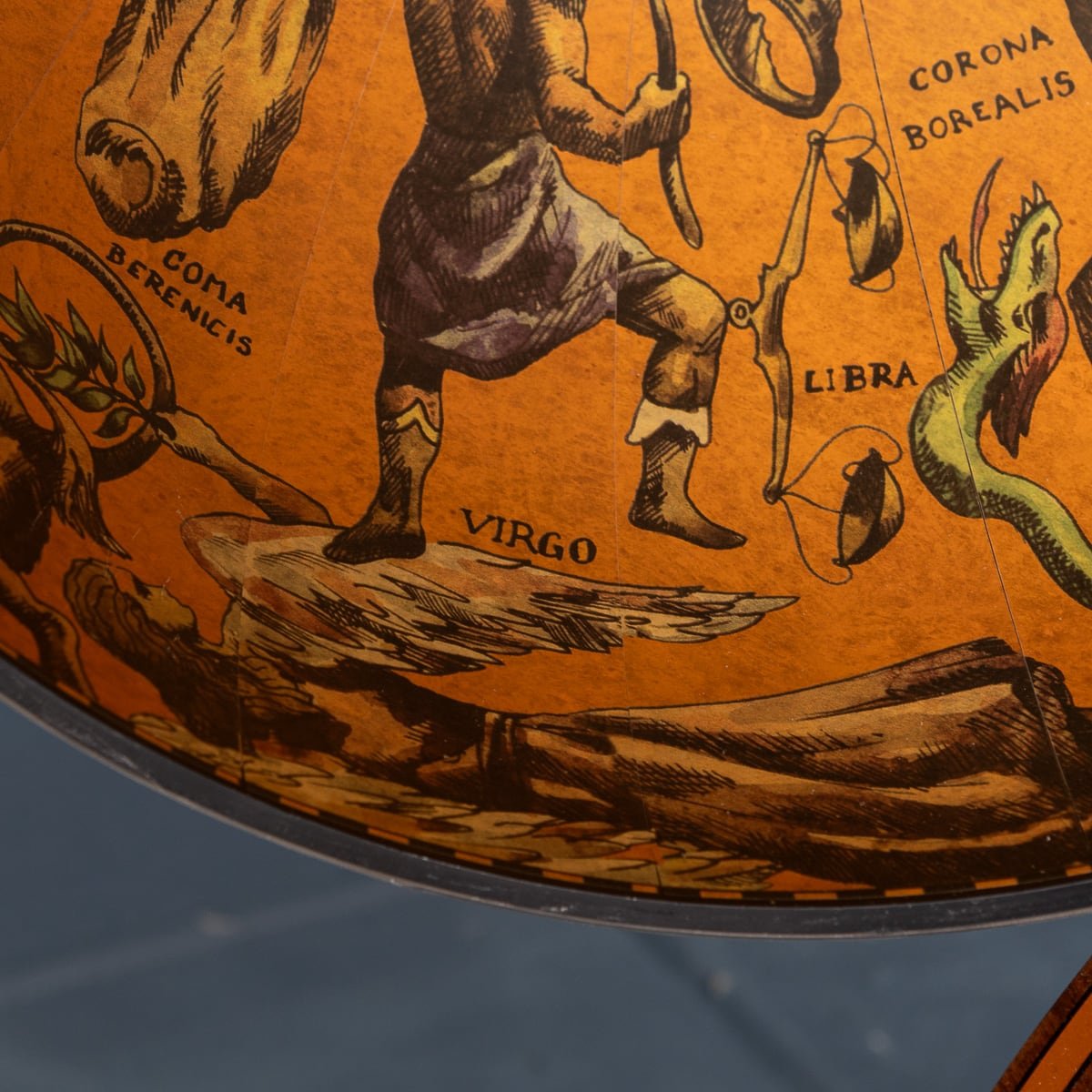 PUSHKIN'S - 20thC FRENCH GLOBE DRINKS TROLLEY c.1970 - 14.jpg
