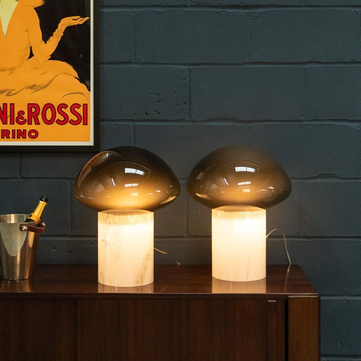 PUSHKINS.COM - B12364 - CONTEMPORARY 21stC PAIR OF MURANO GLASS TABLE LAMPS OF RECENT PRODUCTION, ITALY - 04.jpg