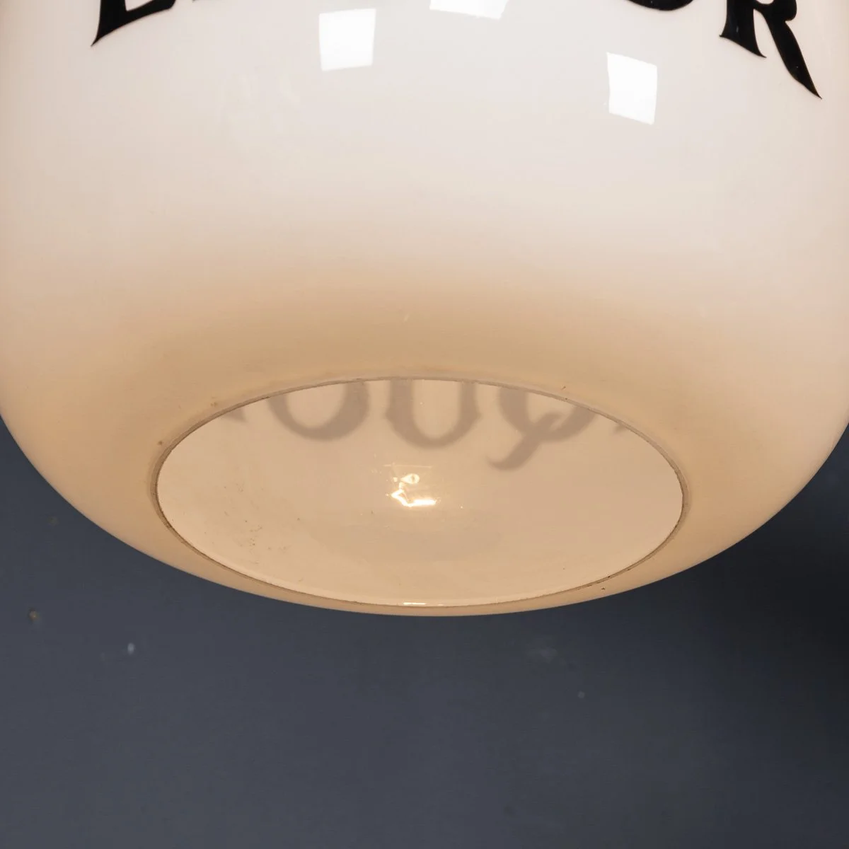 PUSHKINS.COM - D11344 - ANTIQUE 20thC PAIR OF WHITE OPALINE GROCERY PENDANT LIGHTS c.1920 - 16.jpg