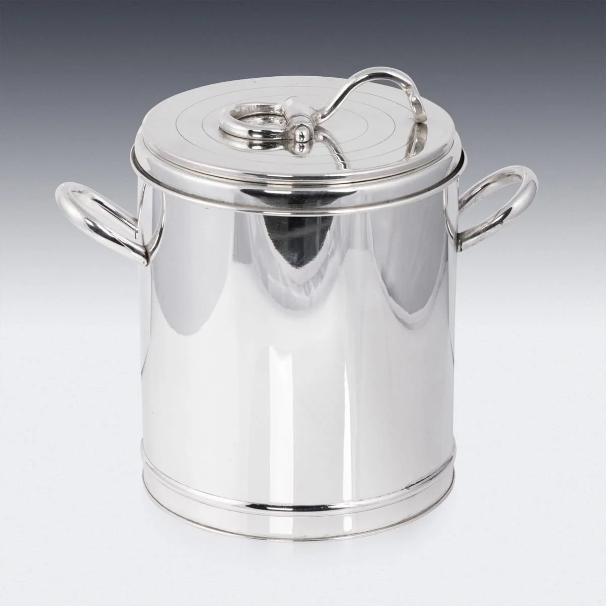 PUSHKINS.COM - B12243 - VINTAGE 20thC ITALIAN SILVER PLATED ICE BUCKET BY GUCCI c.1980 - 05.jpg
