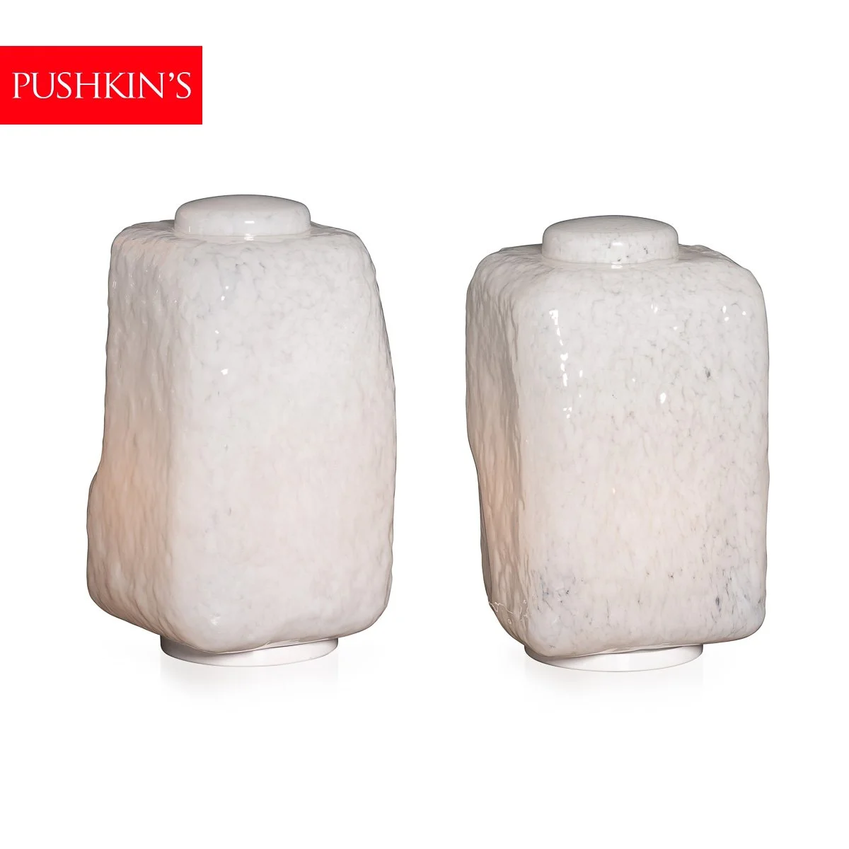 PUSHKINS.COM - B12358 - CONTEMPORARY 21stC PAIR OF MURANO GLASS TABLE LAMPS OF RECENT PRODUCTION, ITALY - 02.jpg