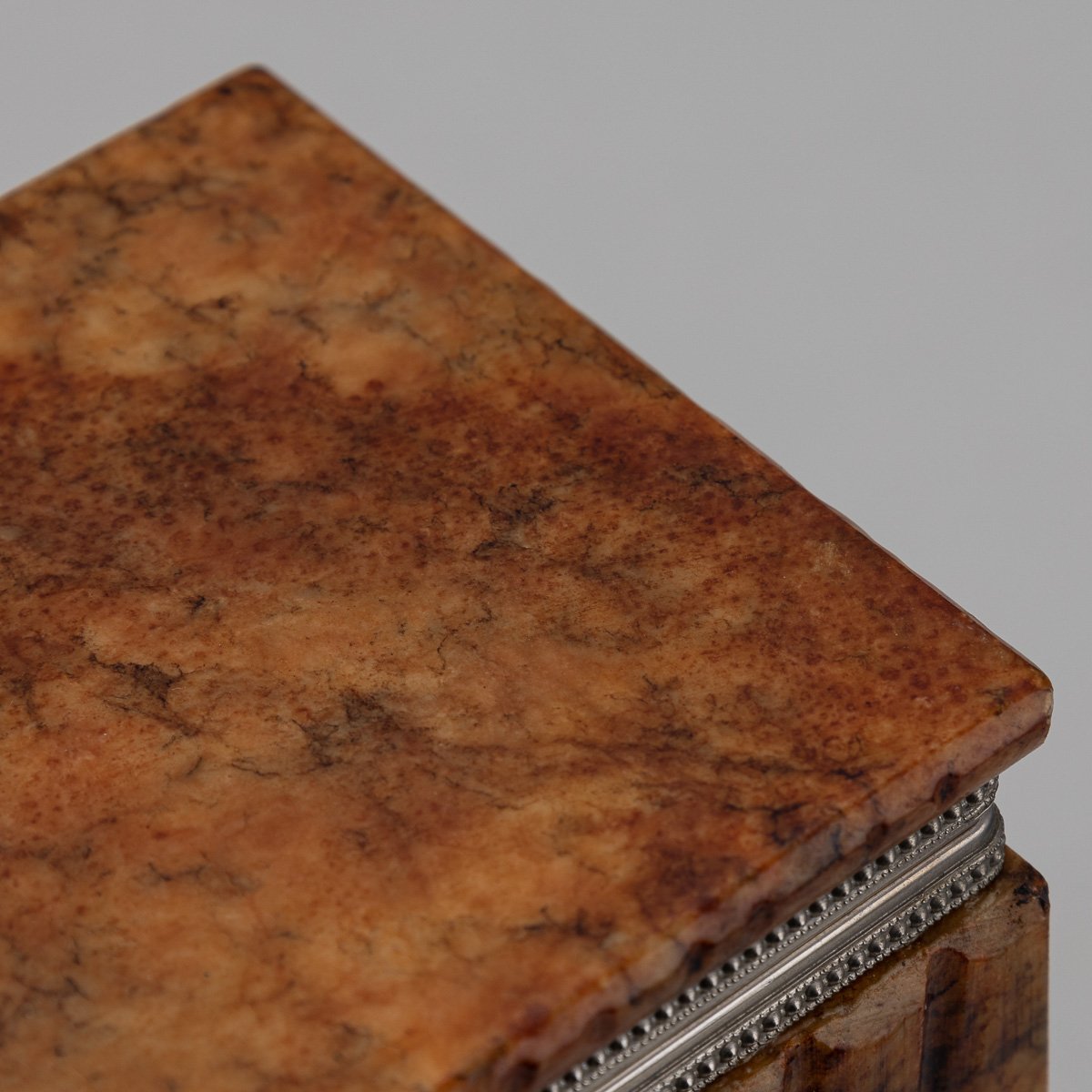 PUSHKINS.COM - D11348 - VINTAGE 20thC ITALIAN ROSSO VERONA MARBLE CIGARETTE BOX c.1960 - 12.jpg