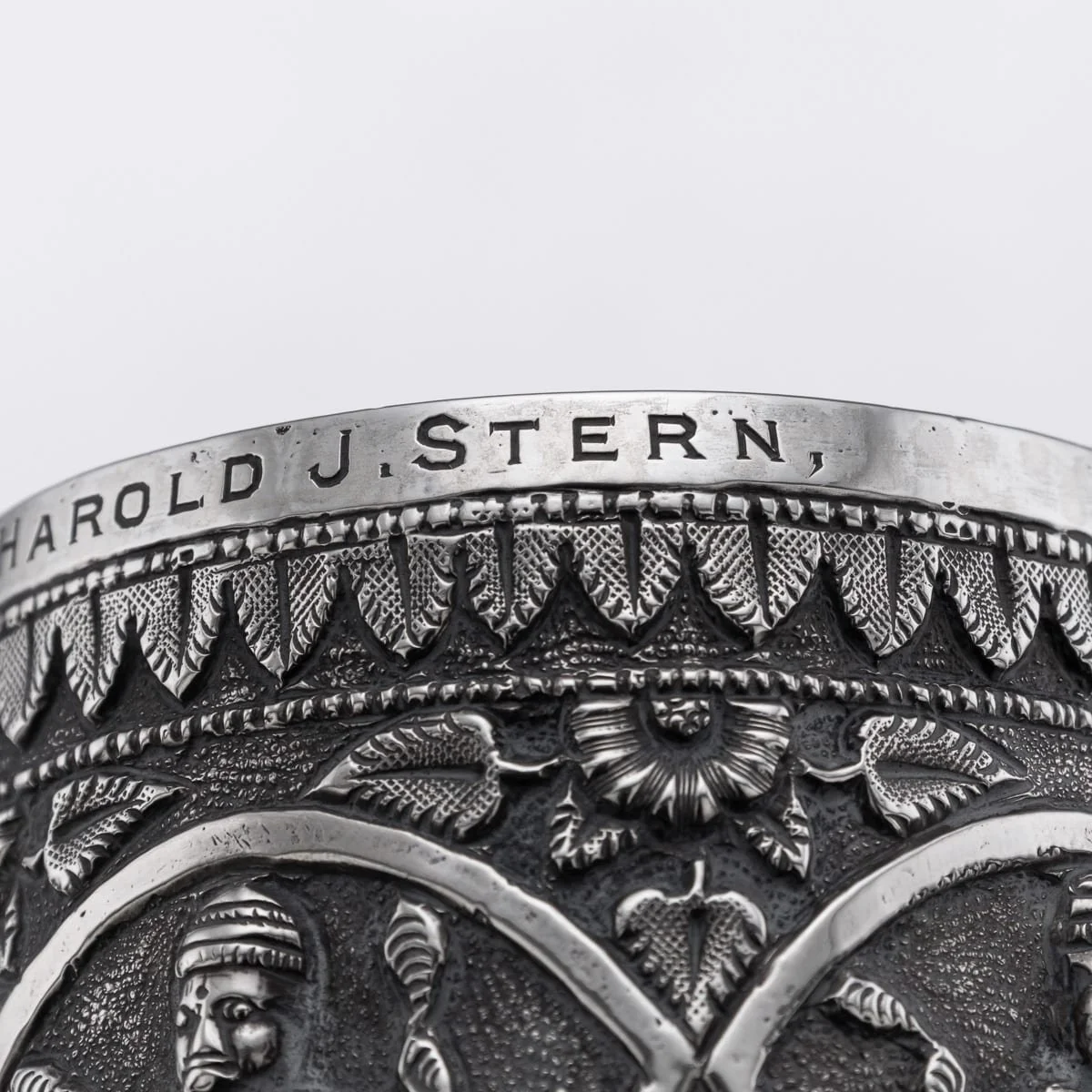 PUSHKINS.COM - A00122 - ANTIQUE 19thC INDIAN SOLID SILVER PAIR OF MUGS, MADRAS c.1890 - 22.jpg