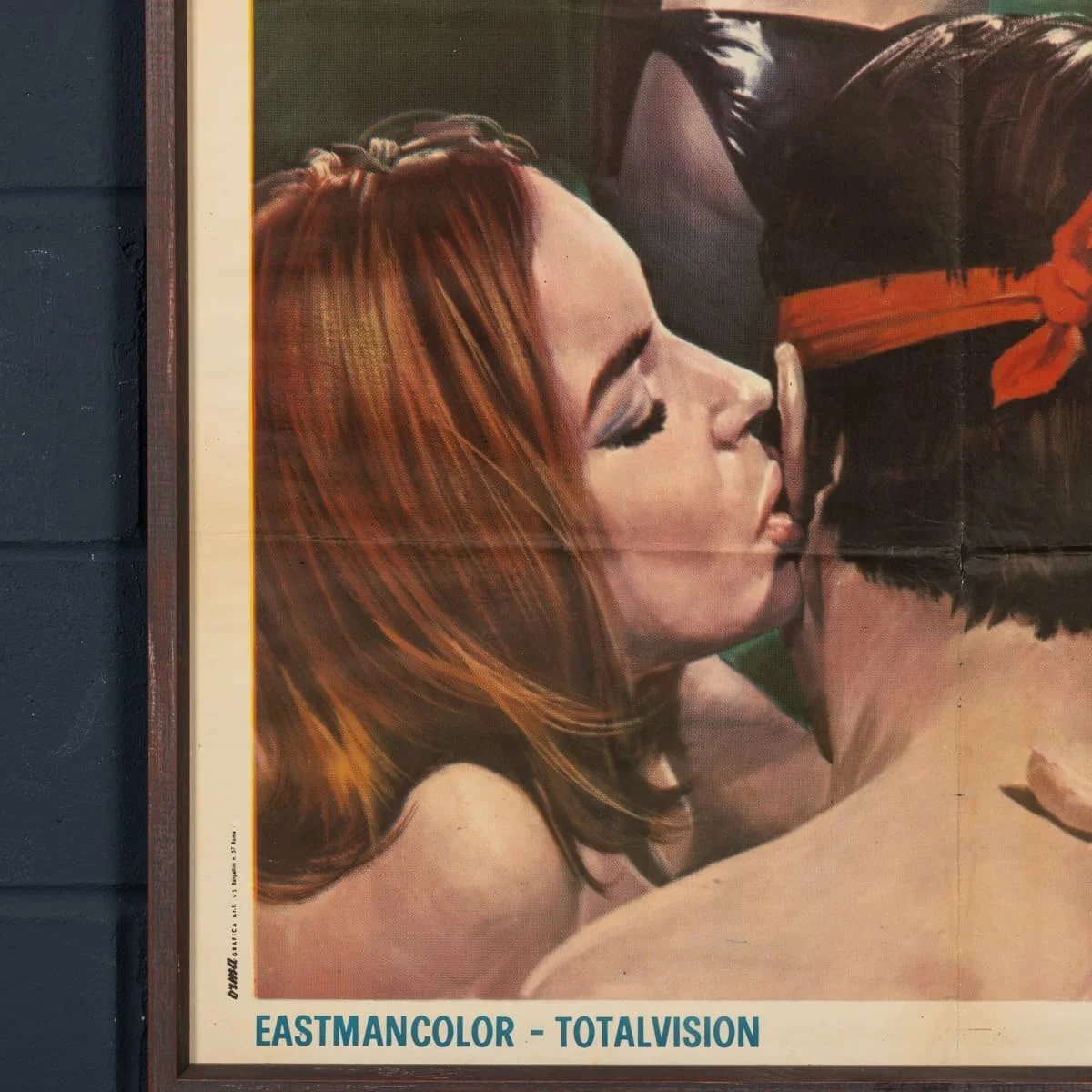 PUSHKINS.COM - B12327 - VINTAGE 20thC ITALIAN FILM POSTER FOR "SABATO SERA A LETTO DA NOI" c.1979 - 10.jpg