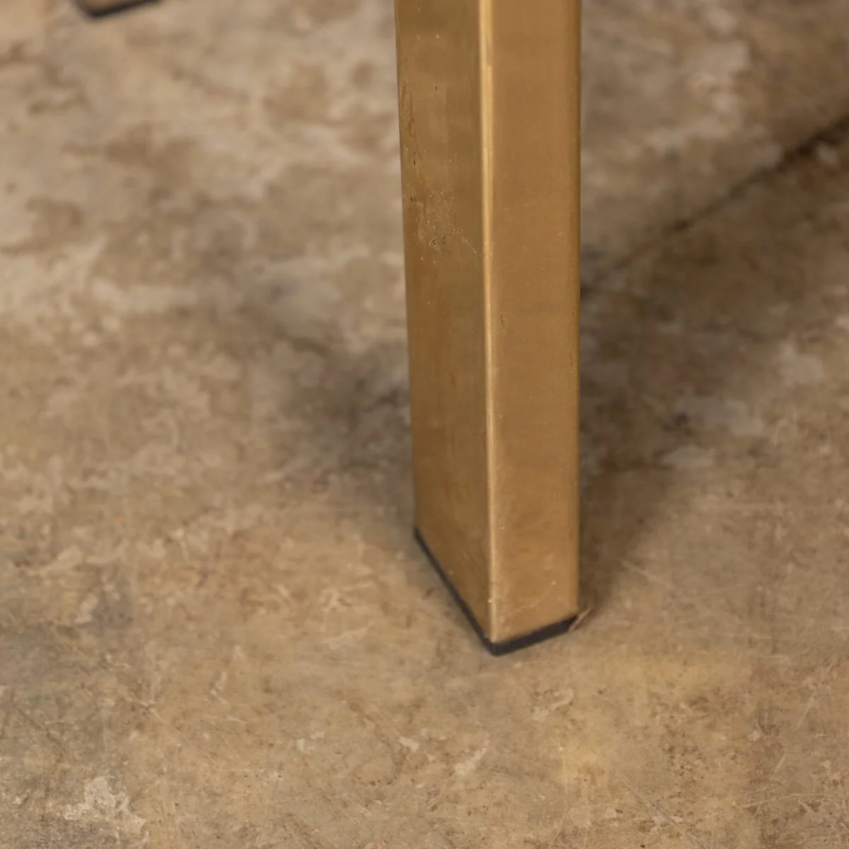 PUSHKINS.COM - Z12414 - VINTAGE 20thC BRASS, CHROME & GLASS "N" TABLE BY BELGO CHROM, BELGIUM c.1970 - 20.jpg
