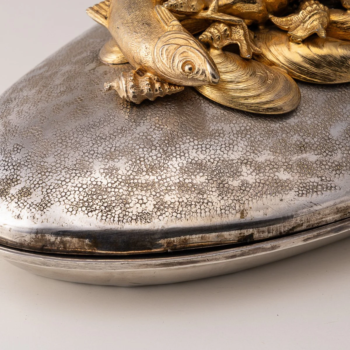 PUSHKINS.COM - D11878 - 20thC ITALIAN SILVER PLATED SERVING PLATTER BY FRANCO LAPINI, FLORENCE c.1970 - 22.jpg