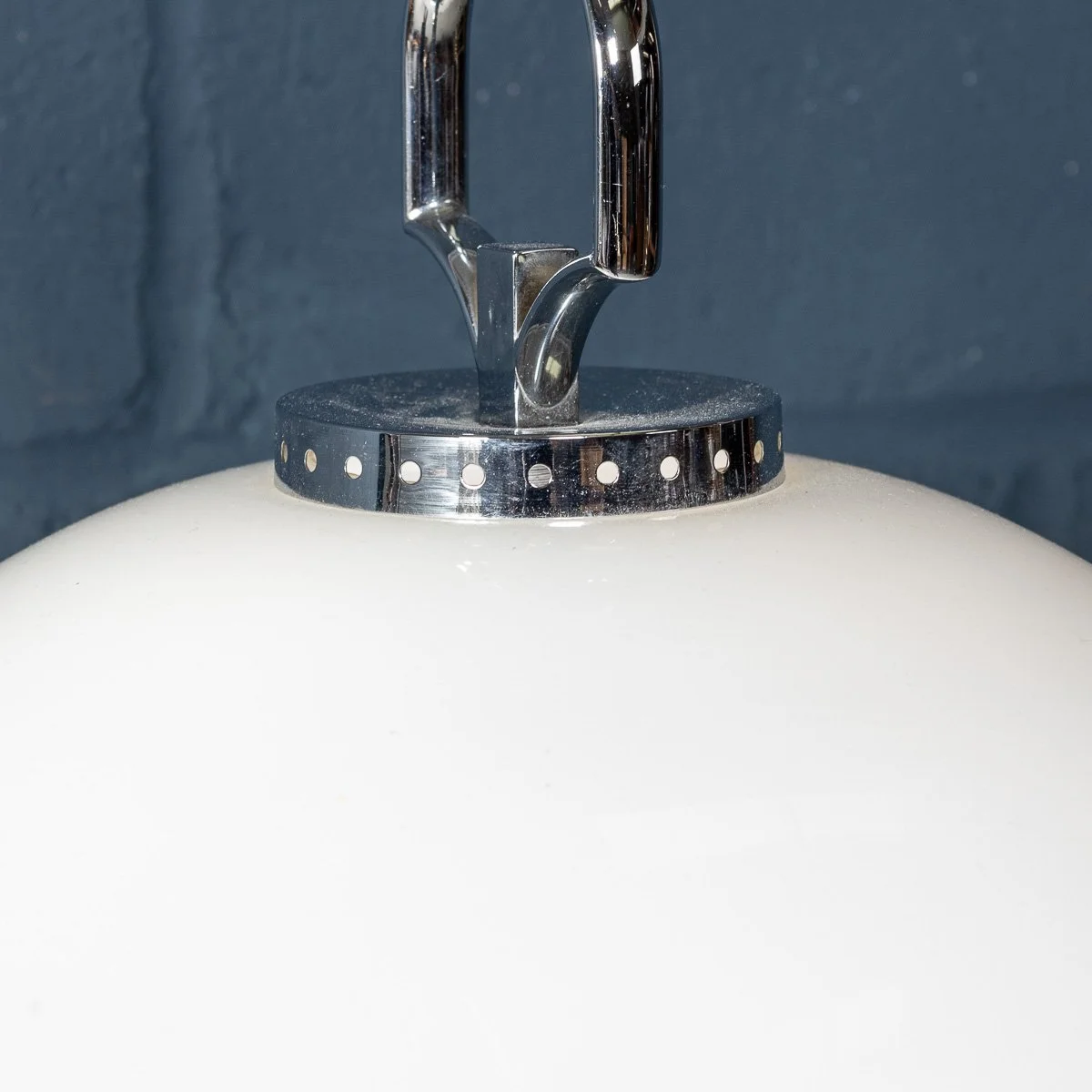 PUSHKINS.COM - B11446 - VINTAGE 20thC ITALIAN WHITE & ORANGE GLASS TABLE LAMP c.1970 - 08.jpg
