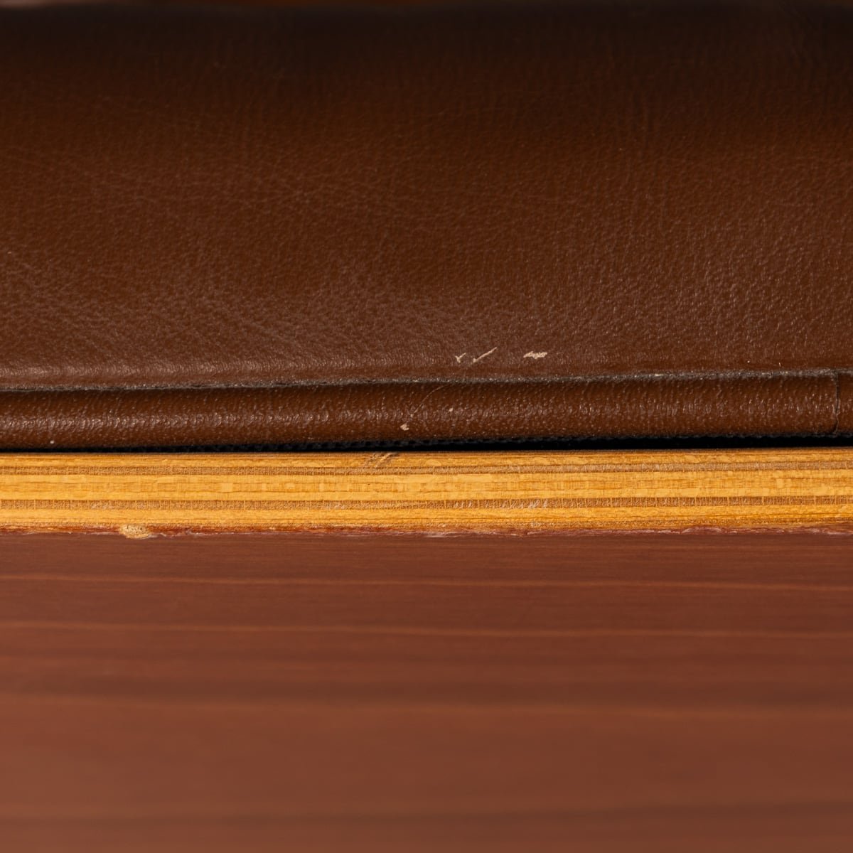PUSHKIN'S - 20thC BROWN LEATHER EAMES LOUNGE CHAIR BY VITRA, MADE IN THE USA c.1990 - 30.jpg