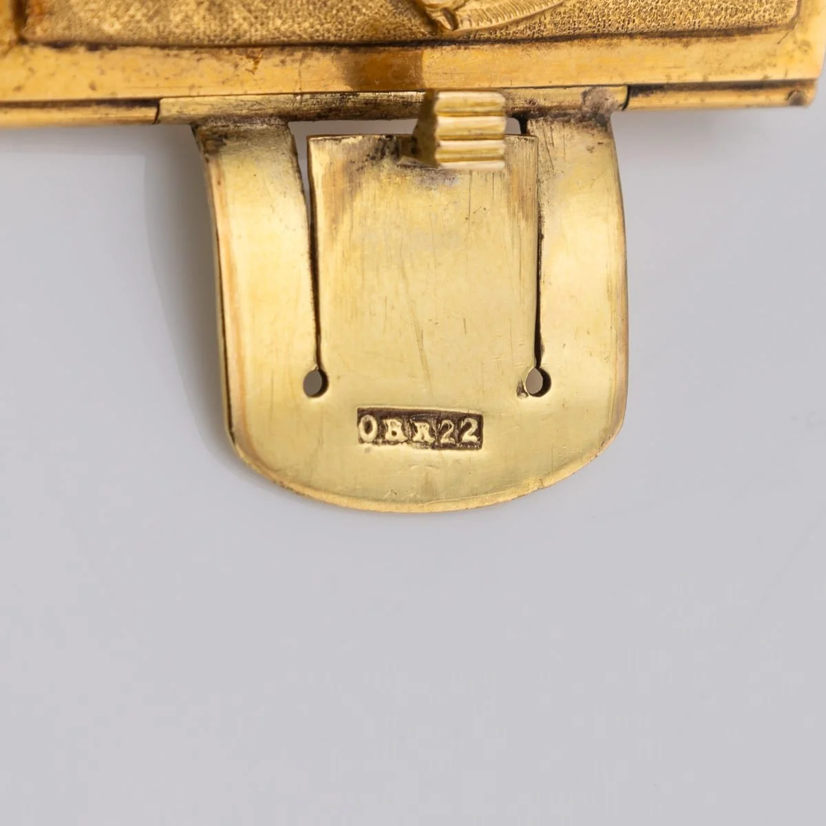 PUSHKINS.COM - A00131 - ANTIQUE 19thC INDIAN SOLID 22K GOLD BRACELET, P ORR & SONS, MADRAS c.1880 - 14.jpg