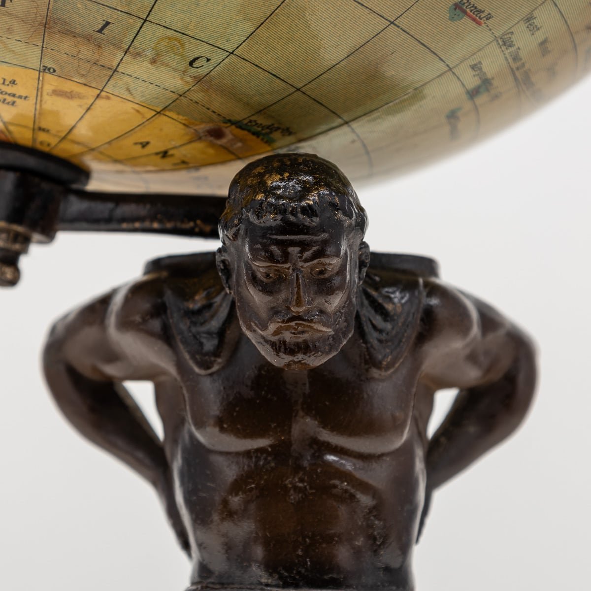 PUSHKINS.COM - 20thC BRITISH %22GEOGRAPHICA%22 GLOBE HELD BY BRONZE ATLAS STATUE, BY PHILIPS c.1920 - 17.jpg