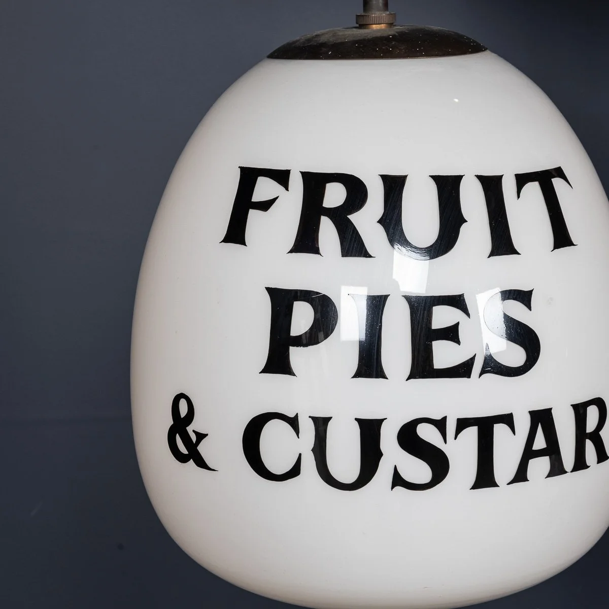 PUSHKINS.COM - D11344 - ANTIQUE 20thC PAIR OF WHITE OPALINE GROCERY PENDANT LIGHTS c.1920 - 06.jpg