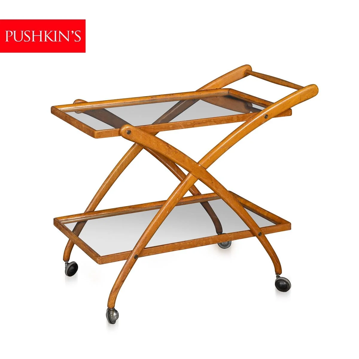 PUSHKINS.COM - B11471 - 20thC ITALIAN DRINKS TROLLEY ATTRIBUTABLE TO CESARE LACCA c.1960 - 02.jpg