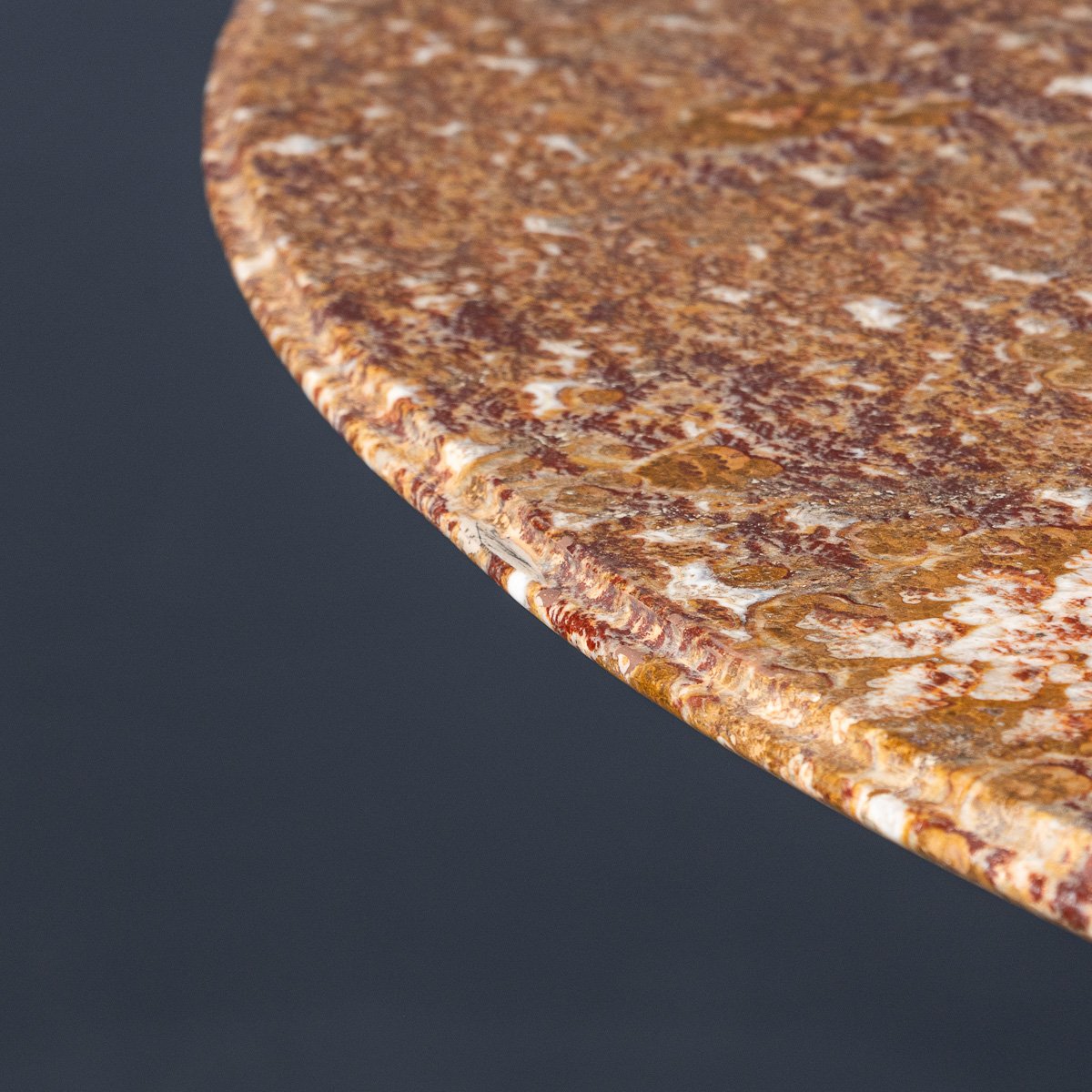 PUSHKINS.COM - D11133 - VINTAGE 20thC ITALIAN CIRCULAR MARBLE DINING TABLE BY OSVALDO BORSANI c.1960 - 05.jpg