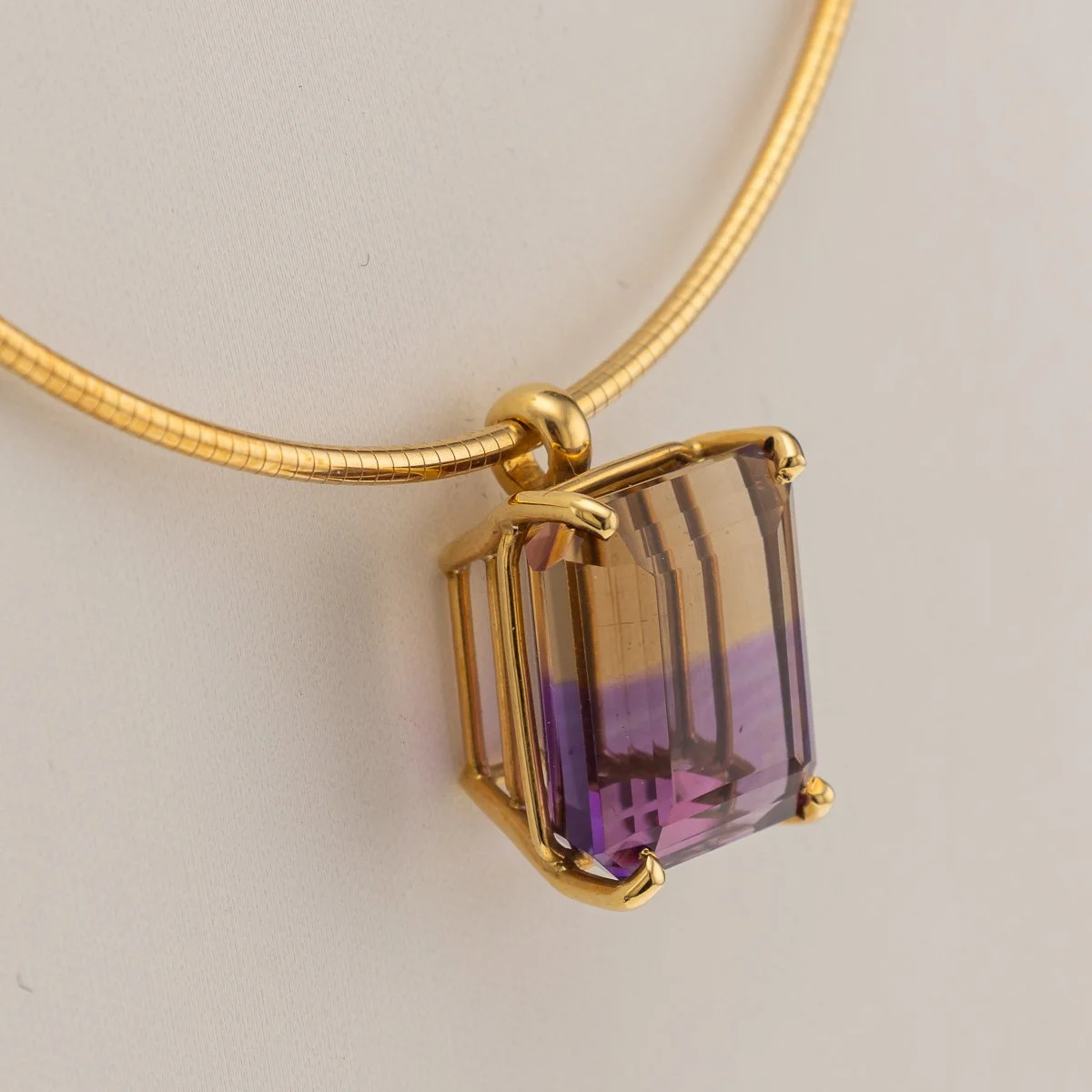 PUSHKINS.COM - C11736 - VINTAGE 20thC 18K GOLD & 15 CARAT+ BI-COLOUR TOURMALINE CHOKER NECKLACE - 07.jpg