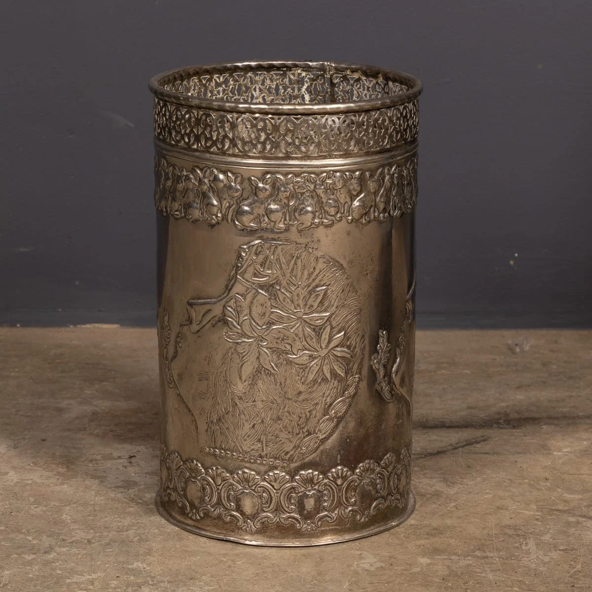 PUSHKINS.COM - Z12103 - ANTIQUE ART DECO SILVER PLATED WASTE PAPER BIN c.1920 - 06.jpg