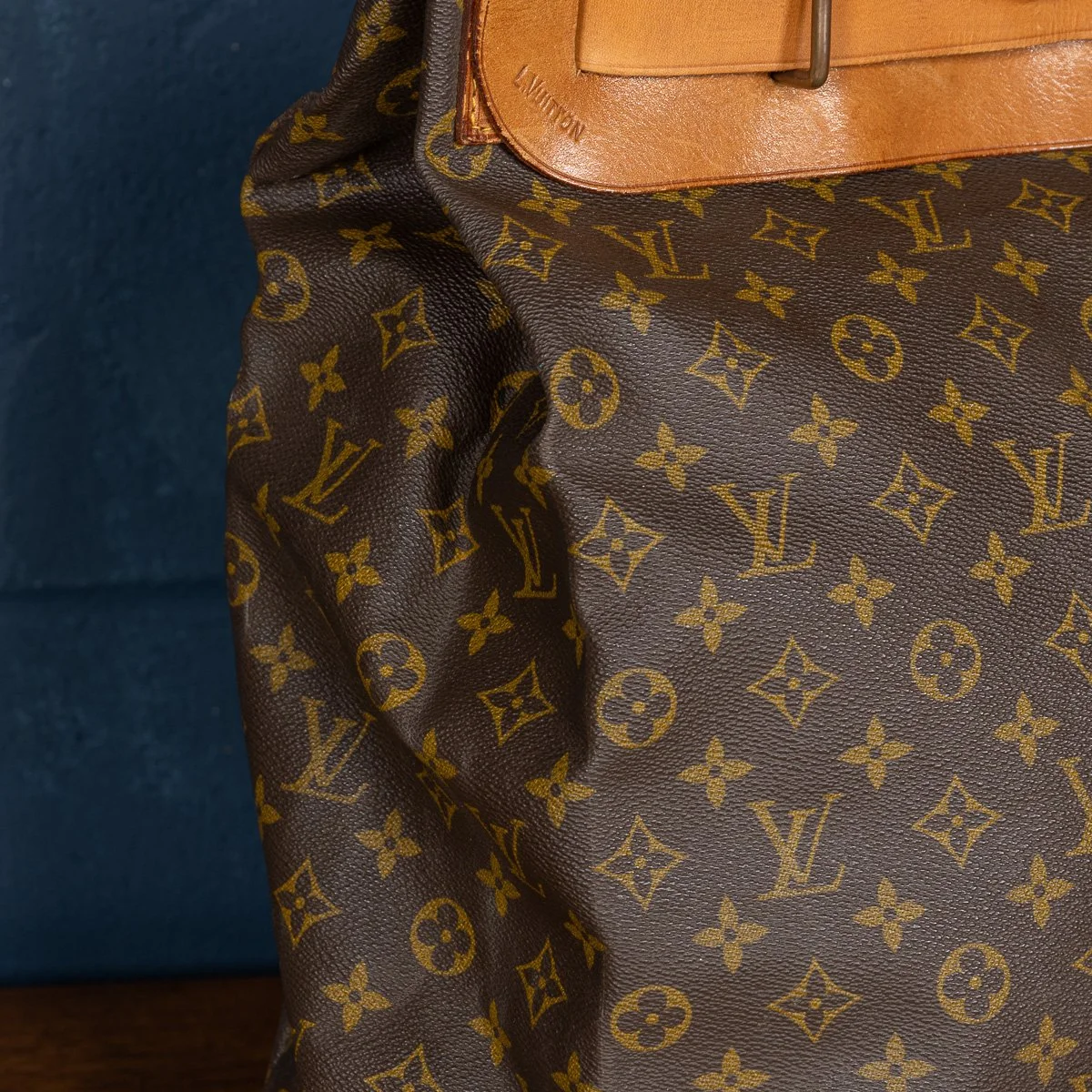 PUSHKINS.COM - B11407 - 20thC LOUIS VUITTON STEAMER 35 BAG IN MONOGRAM CANVAS, MADE IN FRANCE - 18.jpg