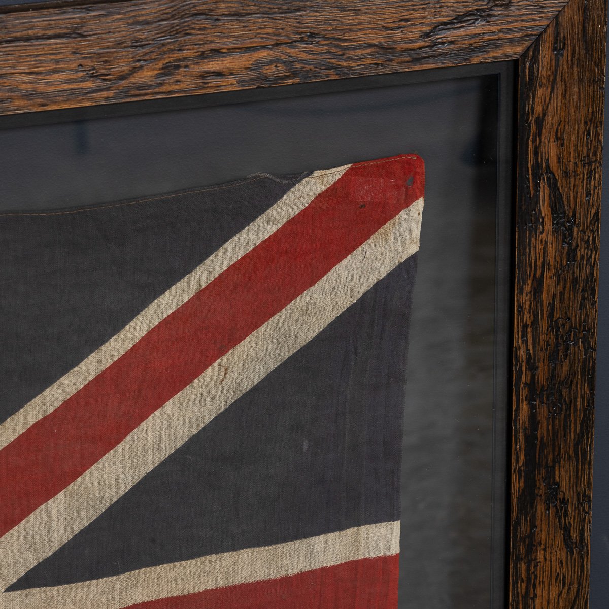 PUSHKINS.COM - D11341 - VINTAGE 20thC GLASS TO GLASS FRAMED UNION FLAG c.1940 - 05.jpg