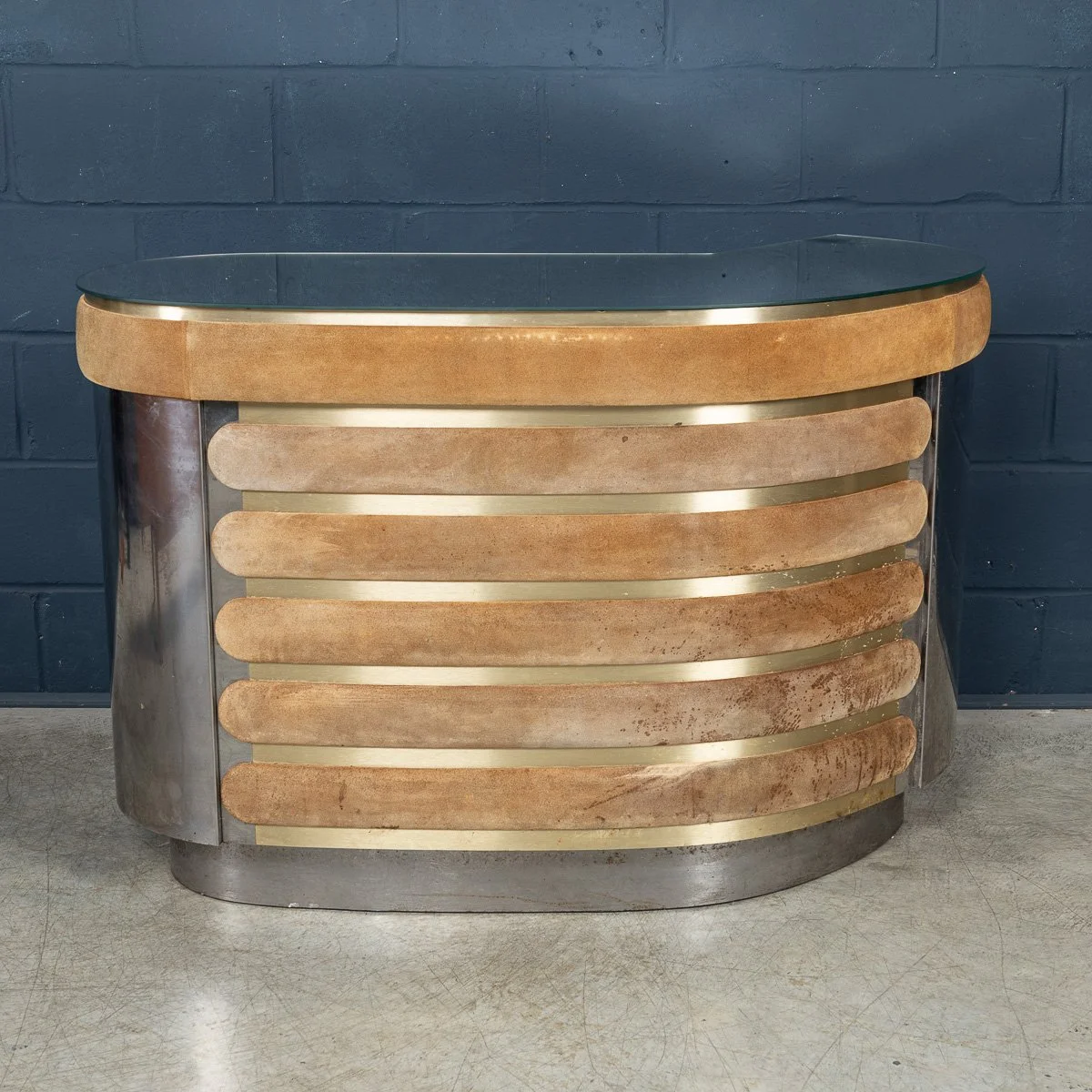 PUSHKINS.COM - B11474 - VINTAGE 20thC ITALIAN STANDING DRY BAR BY WILLY RIZZO c.1970 - 08.jpg