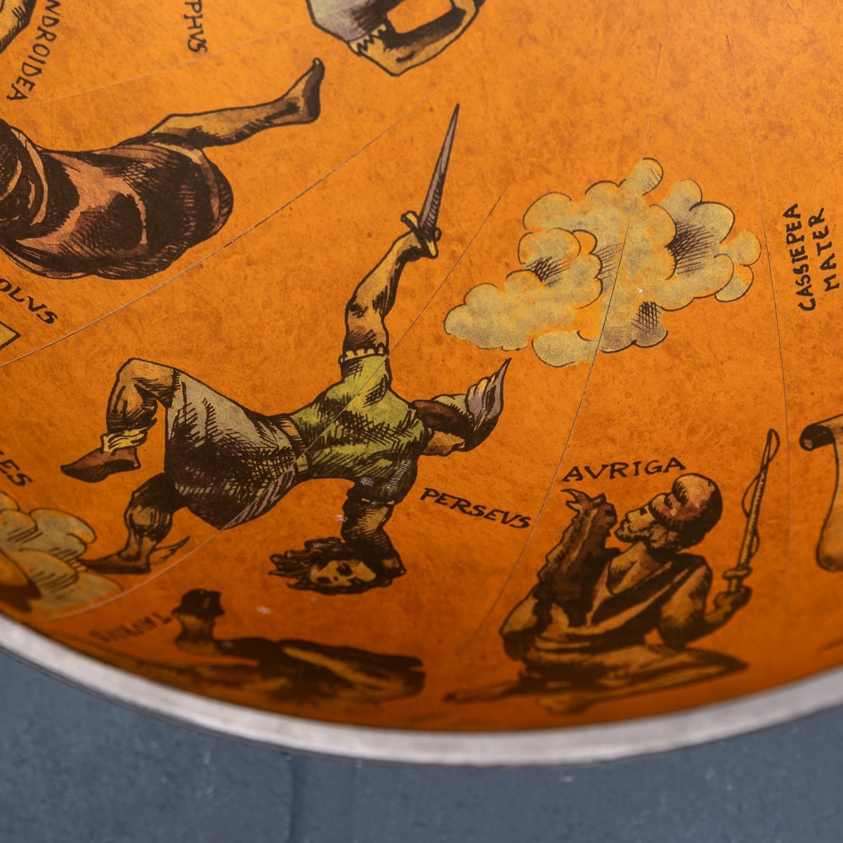 PUSHKIN'S - 20thC FRENCH GLOBE DRINKS TROLLEY c.1970 - 10.jpg