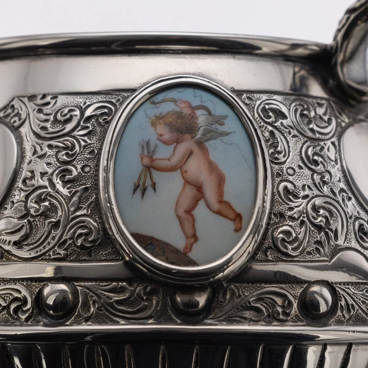 PUSHKINS.COM - J11737 - ANTIQUE 19thC VICTORIAN SOLID SILVER THREE PIECE TEA SET, CHARLES EDWARDS c.1885 - 21.jpg