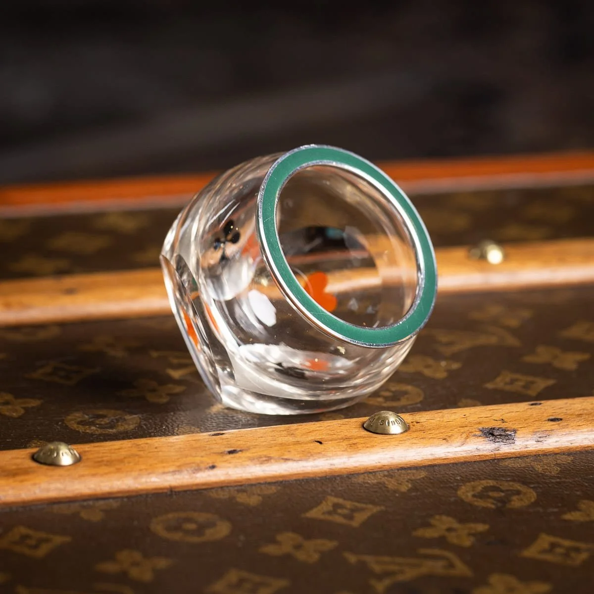 PUSHKINS.COM - J12070 - VINTAGE 20thC FRENCH SILVER MOUNTED CUT GLASS DICE THROWER - 03.jpg
