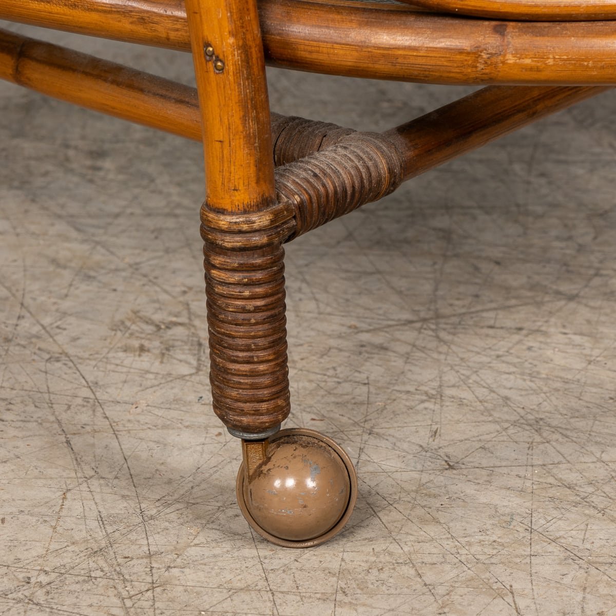PUSHKIN'S - 20thC ITALIAN BAMBOO DRINKS TROLLEY c.1970 - 20.jpg