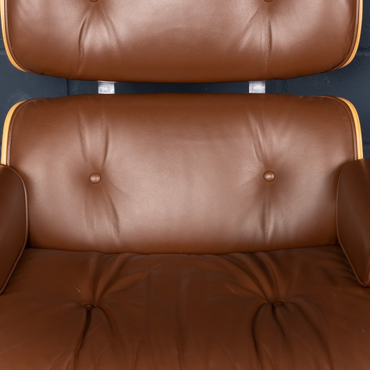 PUSHKIN'S - 20thC BROWN LEATHER EAMES LOUNGE CHAIR BY VITRA, MADE IN THE USA c.1990 - 51.jpg