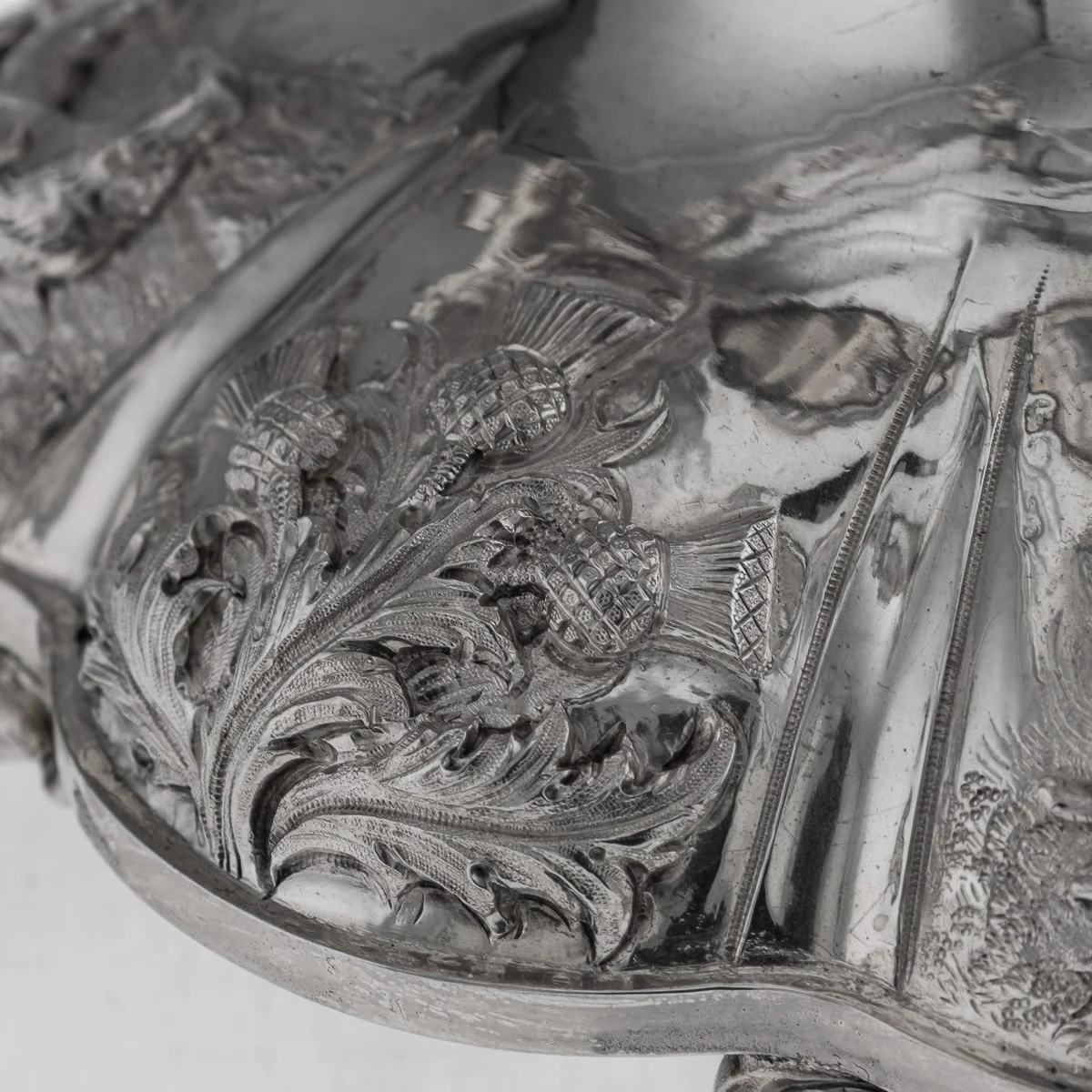 PUSHKINS.COM - A00124 - ANTIQUE 19thC WILLIAM IV SOLID SILVER HOT WATER KETTLE : SAMOVAR, LONDON c.1837 - 28.jpg