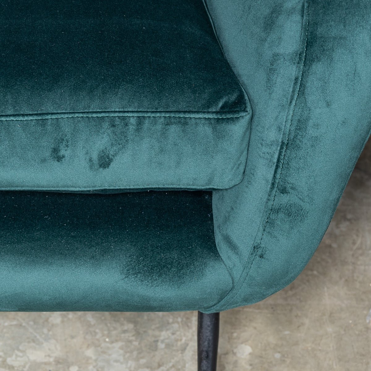 PUSHKINS.COM - MID 20thC PAIR OF ITALIAN GREEN VELVET & BRASS ARMCHAIRS c.1950 - 15.jpg