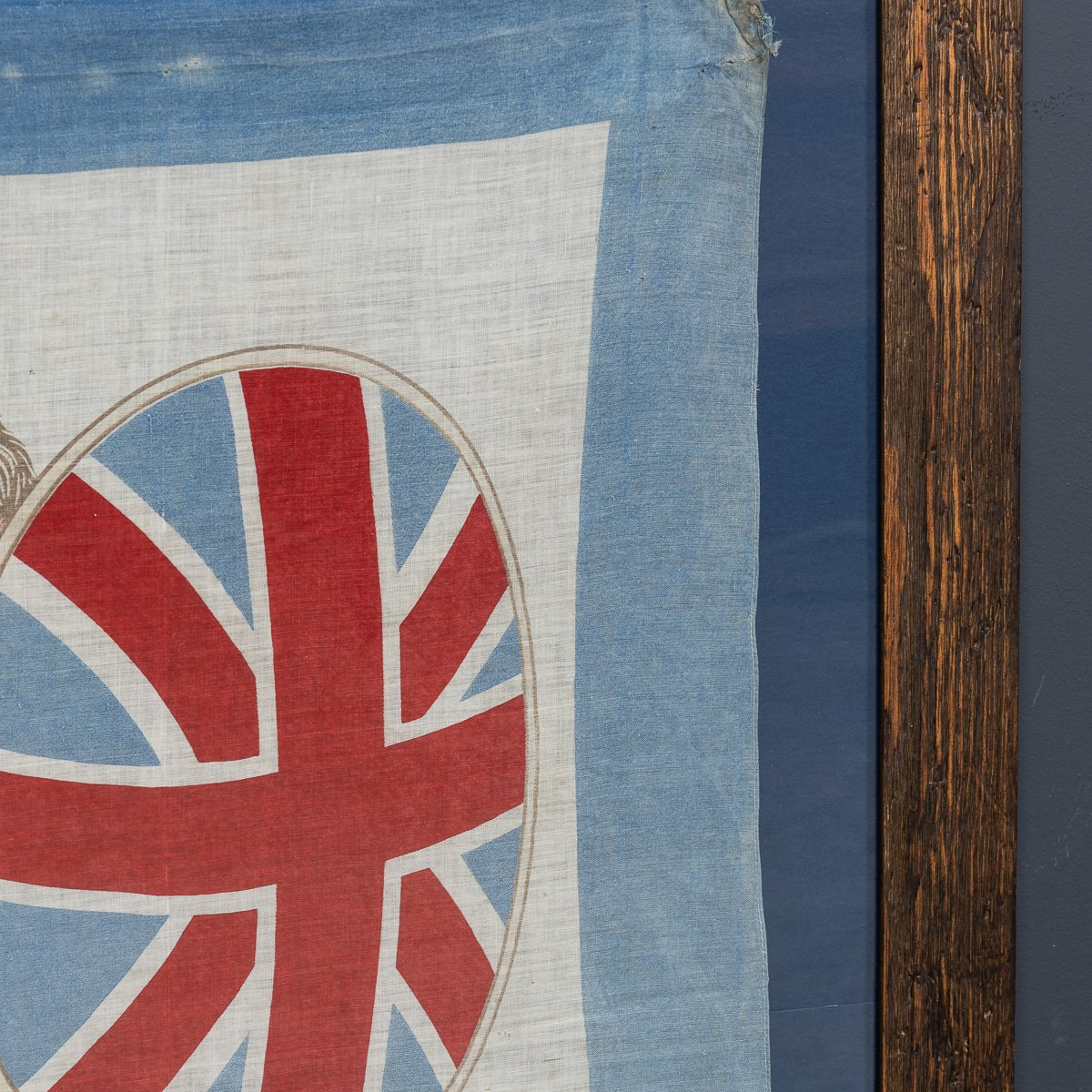 PUSHKINS.COM - D11340 - ANTIQUE 20thC FRAMED EDWARDIAN BRITANNIA FOR THE EMPIRE FLAG c.1905 - 08.jpg
