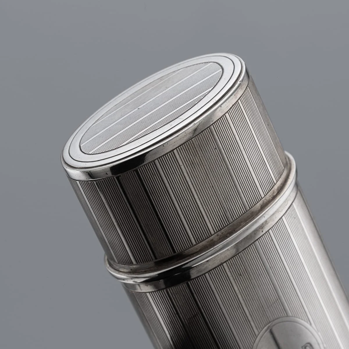PUSHKINS.COM - J11895 - ANTIQUE 20thC AMERICAN SOLID SILVER CIGAR TUBE BY TIFFANY & CO - 09.jpg