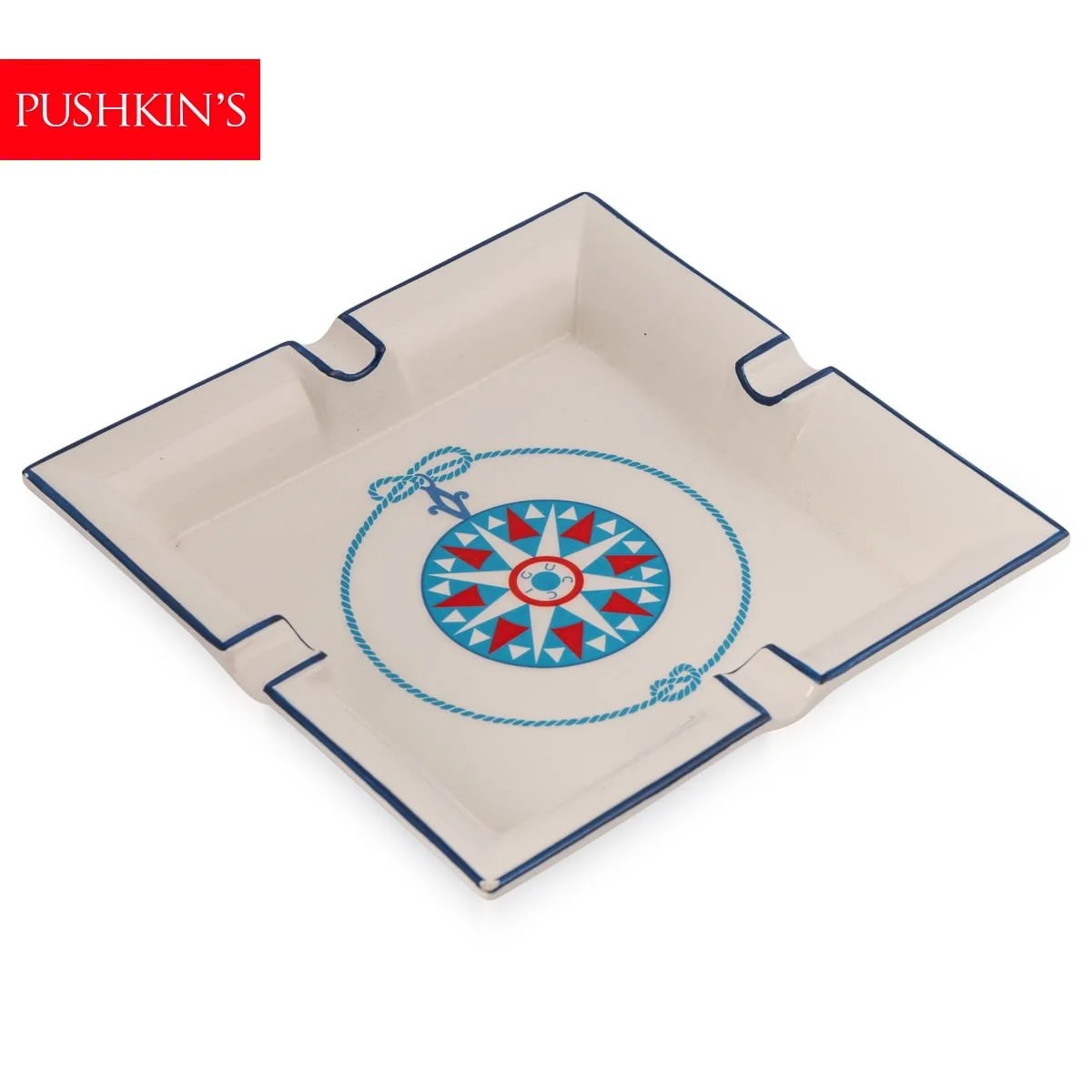 PUSHKINS.COM - B11855 - VINTAGE 20thC ITALIAN CERAMIC ASHTRAY BY GUCCI c.1980 - 02.jpg