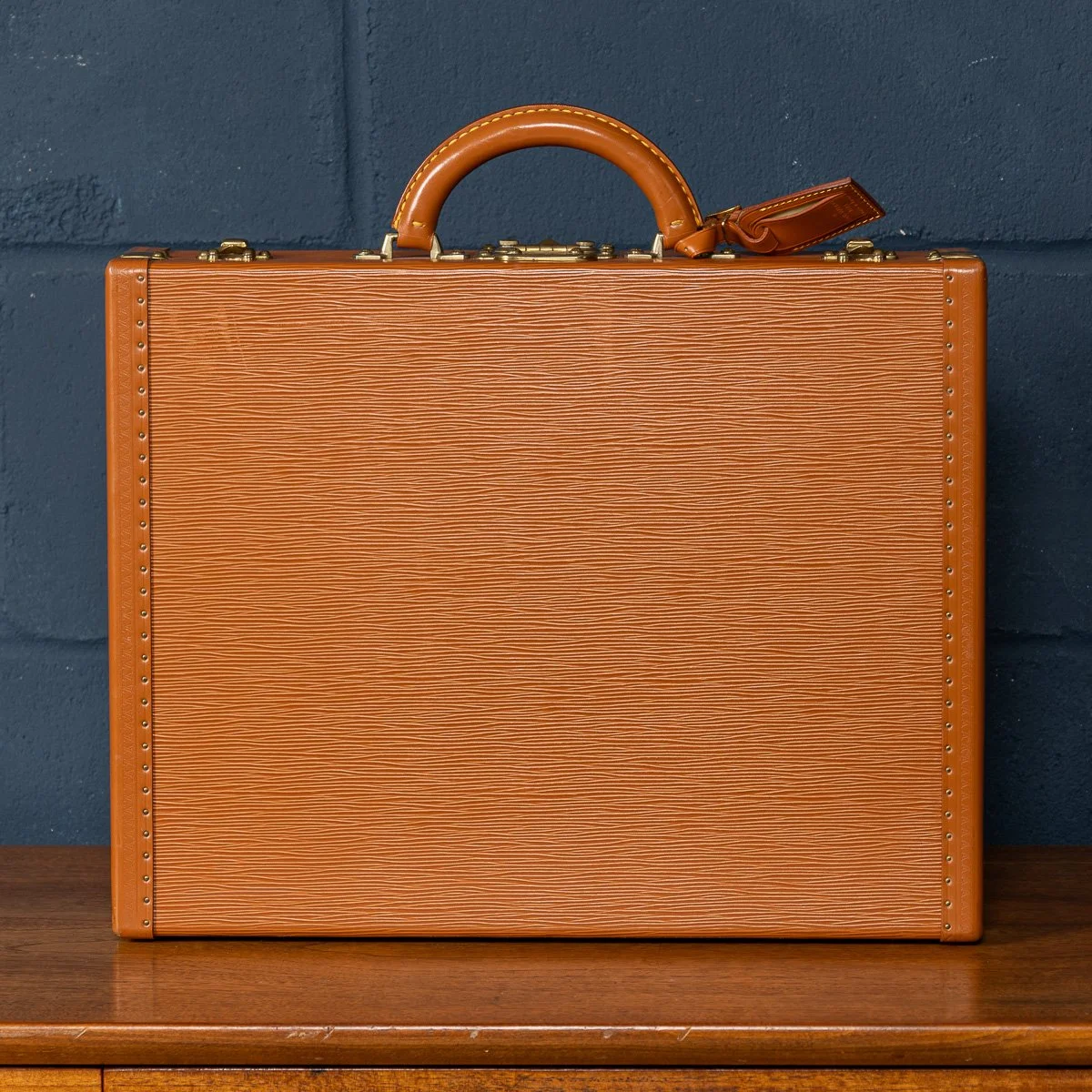 PUSHKINS.COM - B11502 - 20thC LOUIS VUITTON PRESIDENTIAL BRIEFCASE IN ORANGE EPI LEATHER, MADE IN FRANCE - 10.jpg