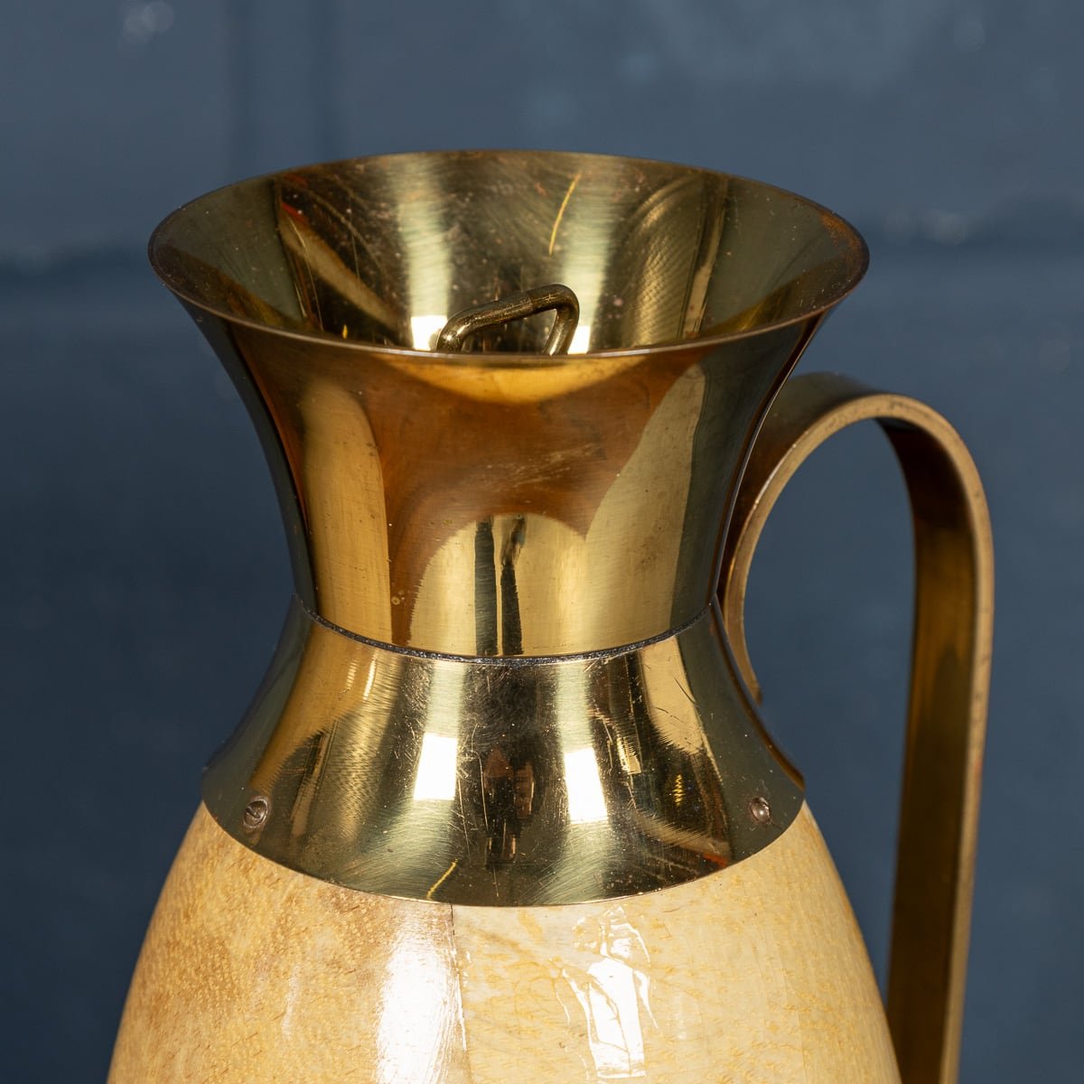 PUSHKINS.COM - 20thC ITALIAN PARCHMENT CLAD THERMOS FLASK AND WINE COOLER BY ALDO TURA, MACABO - 8.jpg