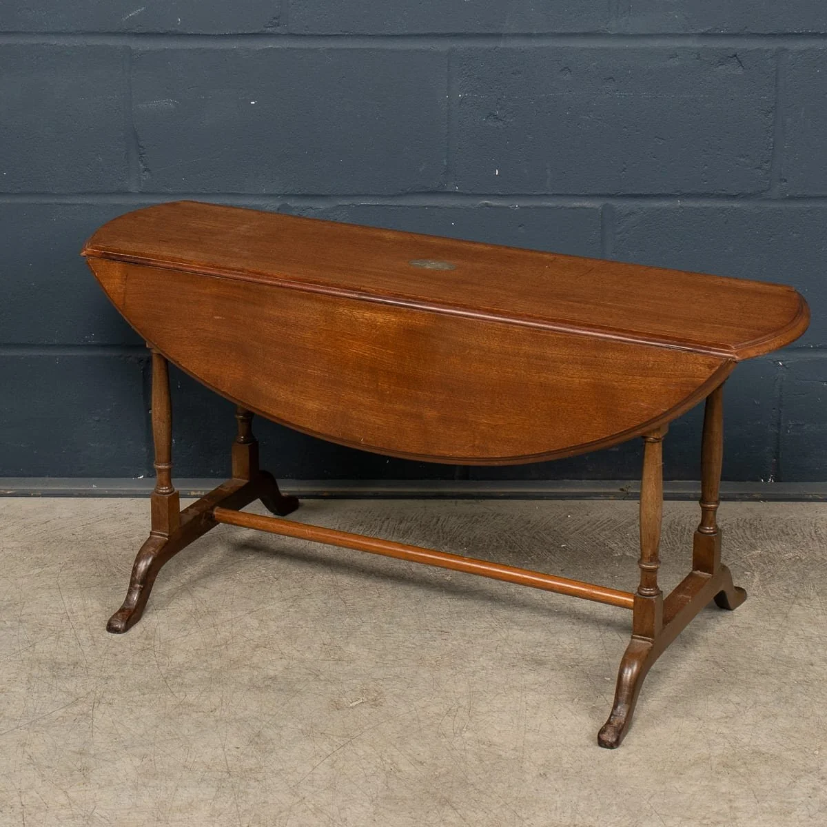 PUSHKINS.COM - B12783c - ANTIQUE 19thC MAHOGANY TABLE WITH QUEEN VICTORIA'S HMY ALBERTA YACHT WOOD c.1850 - 16.jpg