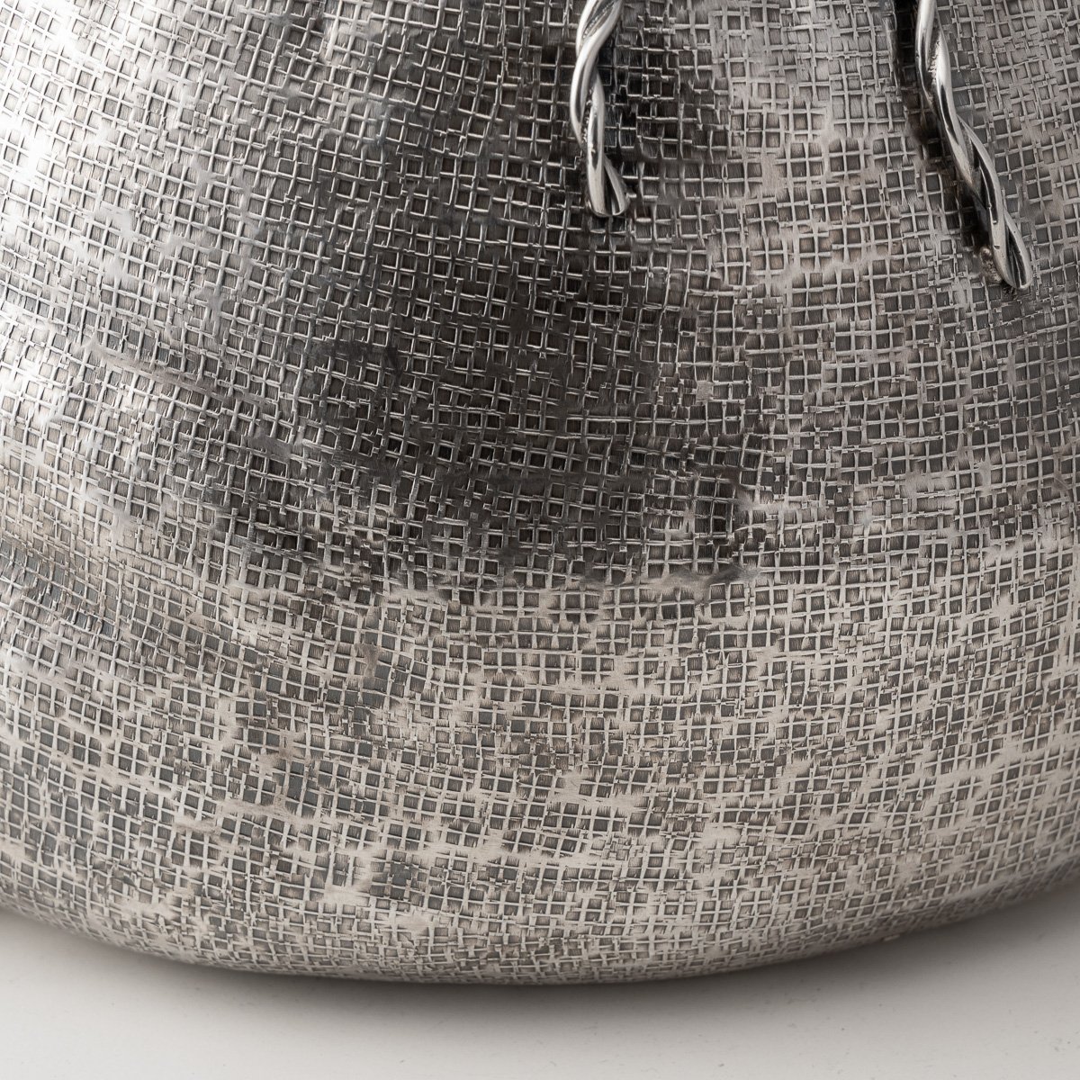 PUSHKINS.COM - D11881 - 20thC ITALIAN SOLID SILVER 'SACK' CHAMPAGNE COOLER BY ROMEO MIRACOLI, MILAN - 12.jpg