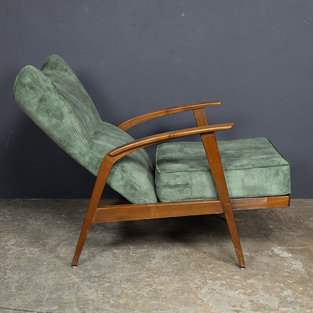 PUSHKINS.COM - MID 20thC KNOLL ANTIMOTT RECLINER & FOOTSTOOL c.1960 - 8.jpg