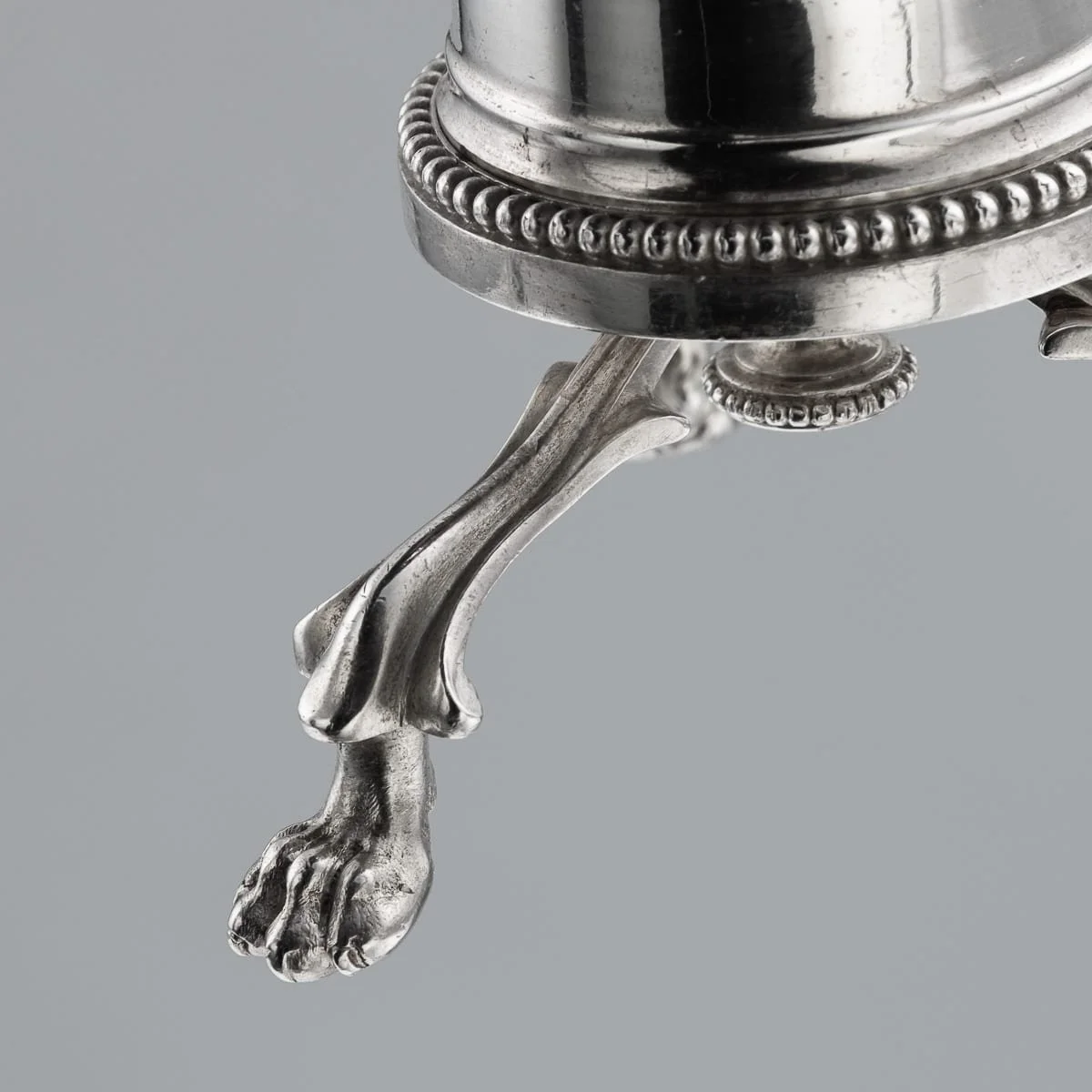 PUSHKINS.COM - N12171 - ANTIQUE 19thC FRENCH SOLID SILVER SALT AND PEPPER MILLS, ODIOT, PARIS c.1880 - 15.jpg