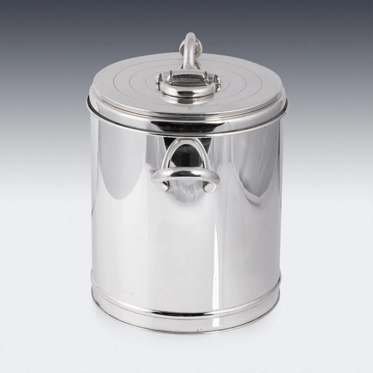 PUSHKINS.COM - B12243 - VINTAGE 20thC ITALIAN SILVER PLATED ICE BUCKET BY GUCCI c.1980 - 04.jpg