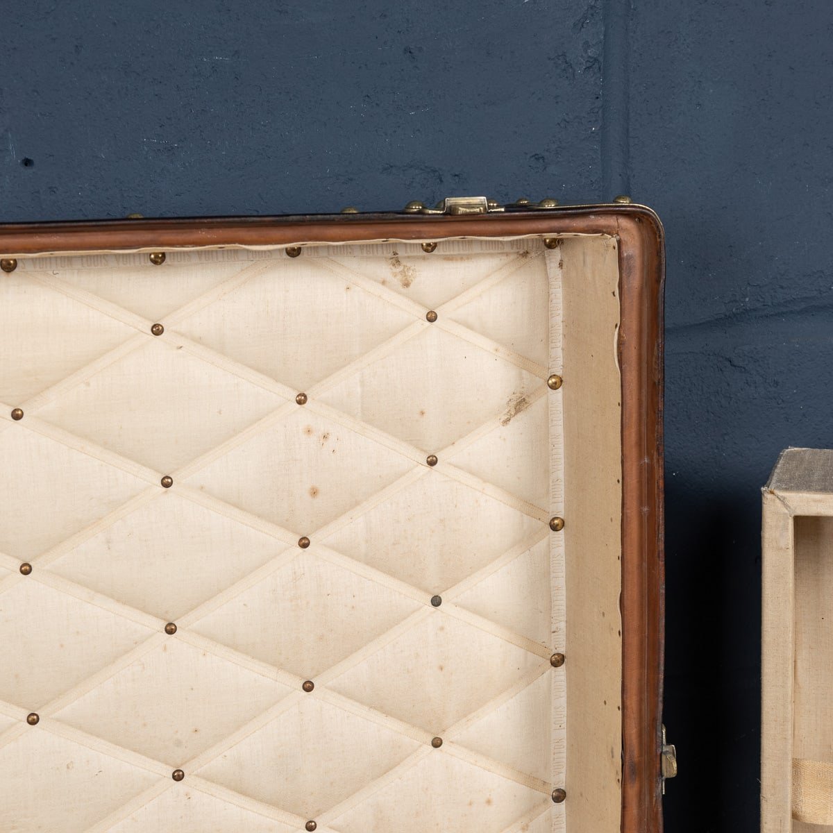 PUSHKINS.COM - B11232h - ANTIQUE 20thC LOUIS VUITTON MALLE HAUTE TRUNK IN MONOGRAM CANVAS, FRANCE c.1910 - 24.jpg