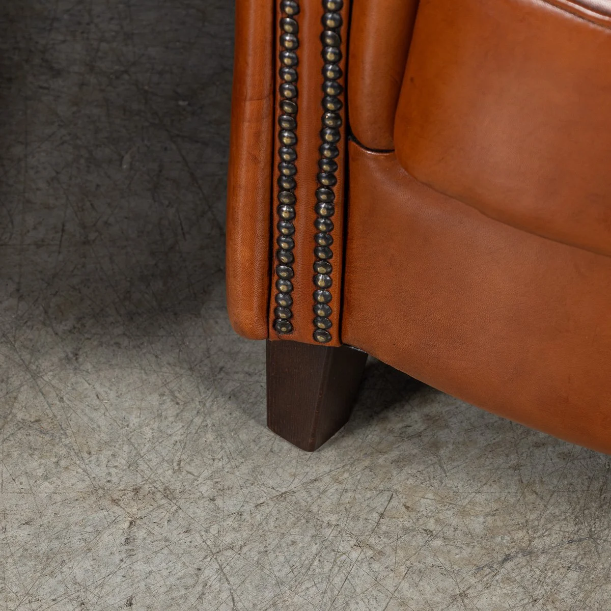 PUSHKINS.COM - B11464 - A PAIR OF 20thC DUTCH SHEEPSKIN LEATHER CLUB CHAIRS - 31.jpg